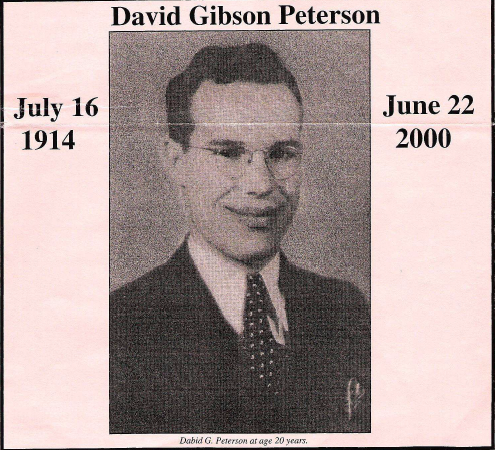 Dave Peterson obituary date and picture