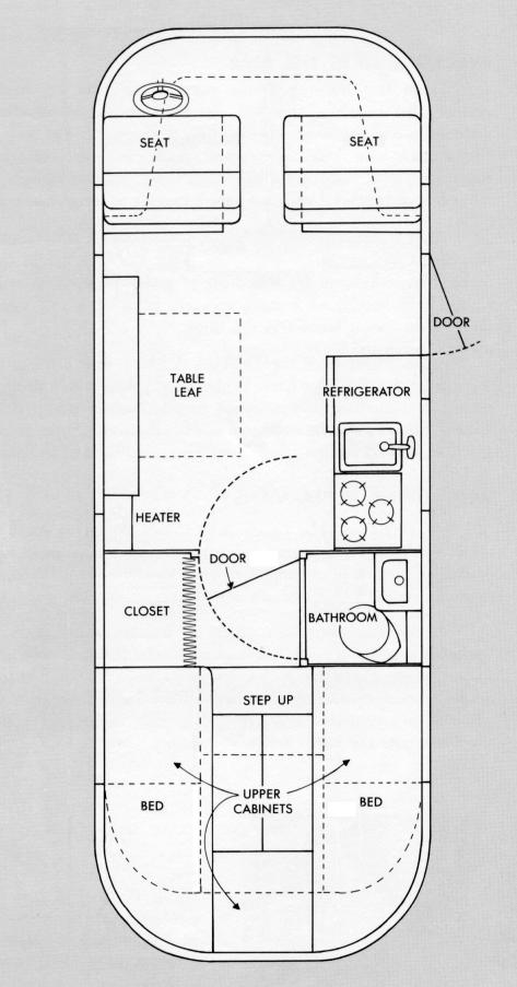 Ultra Van interior floor plan