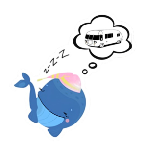 Dreaming Whale Sticker
