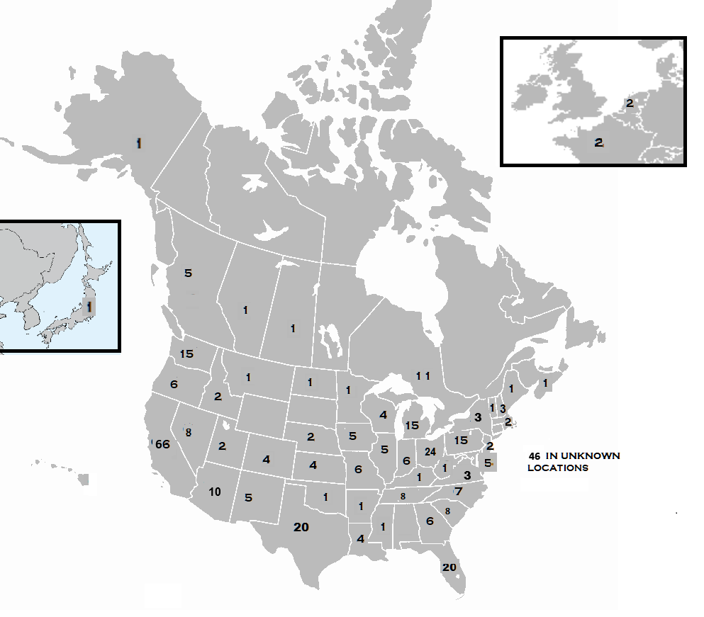 location of known coaches