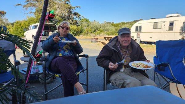 Enjoying good food