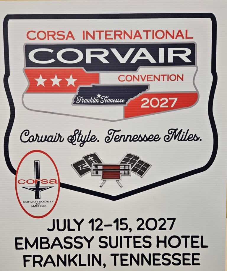 2027 CORSA Convention