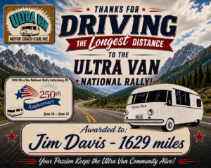 Longest distance - not an Ultra Van